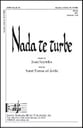 Nada te turbe SATB choral sheet music cover